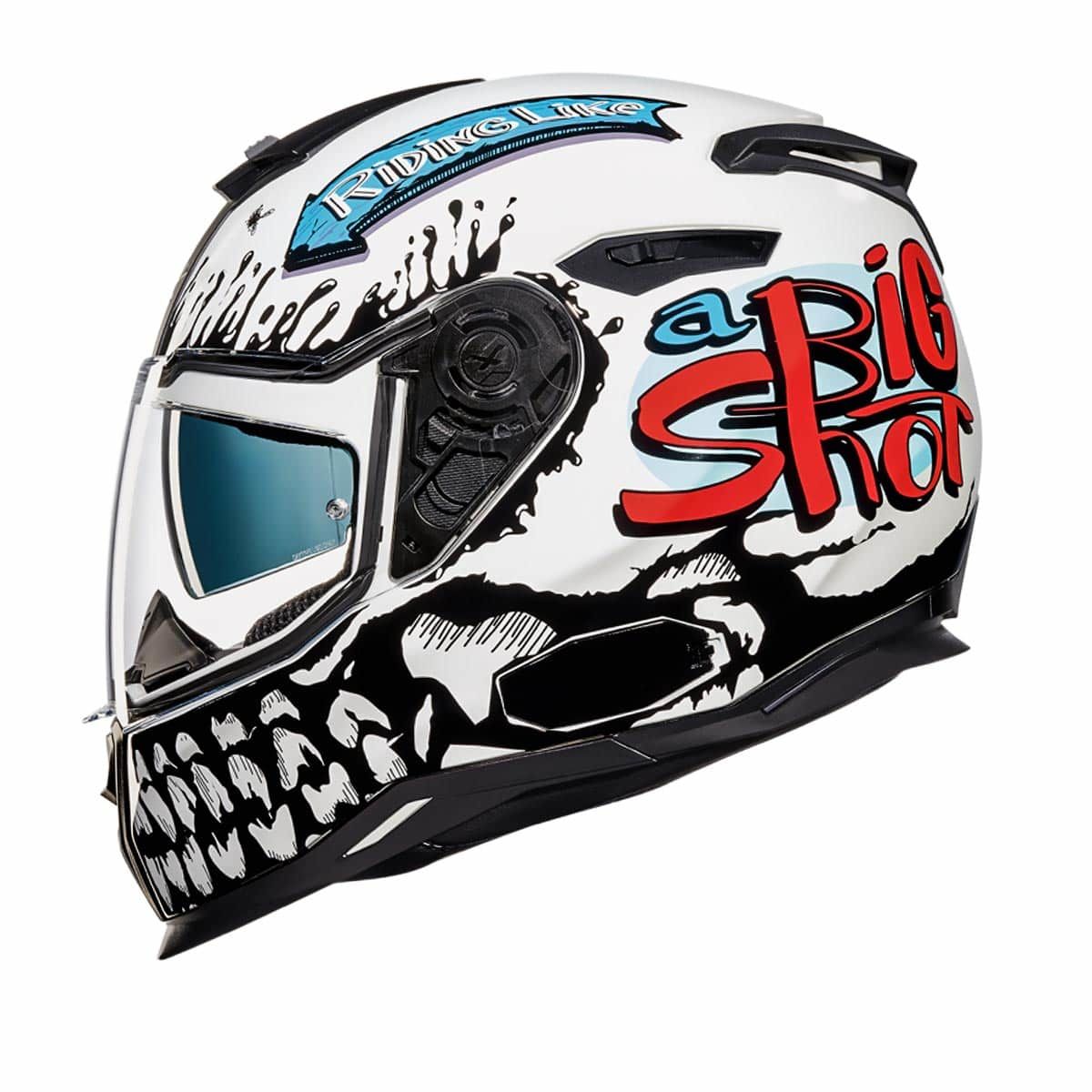 NEXX SX.100 Kask Big Shot Beyaz Beden: XS