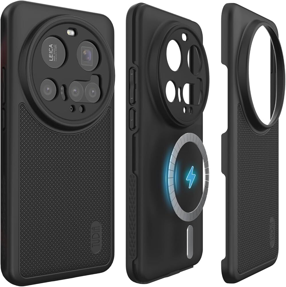 Xiaomi Mi 15 Ultra Kılıf TUDIA DualShield Grip Siyah Magsafe Uyumlu