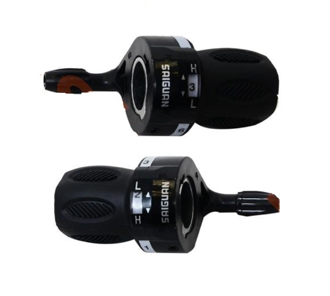 Bisiklet Vites Kolu 7li No-ındex Grıp Shıft Kdsg-09 Gri Saıguan