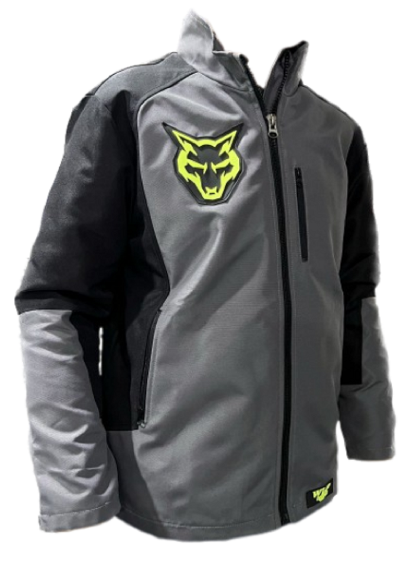 Motosiklet Mont Enduro Gri - Neon Sarı Beden: M WOLF RACİNG