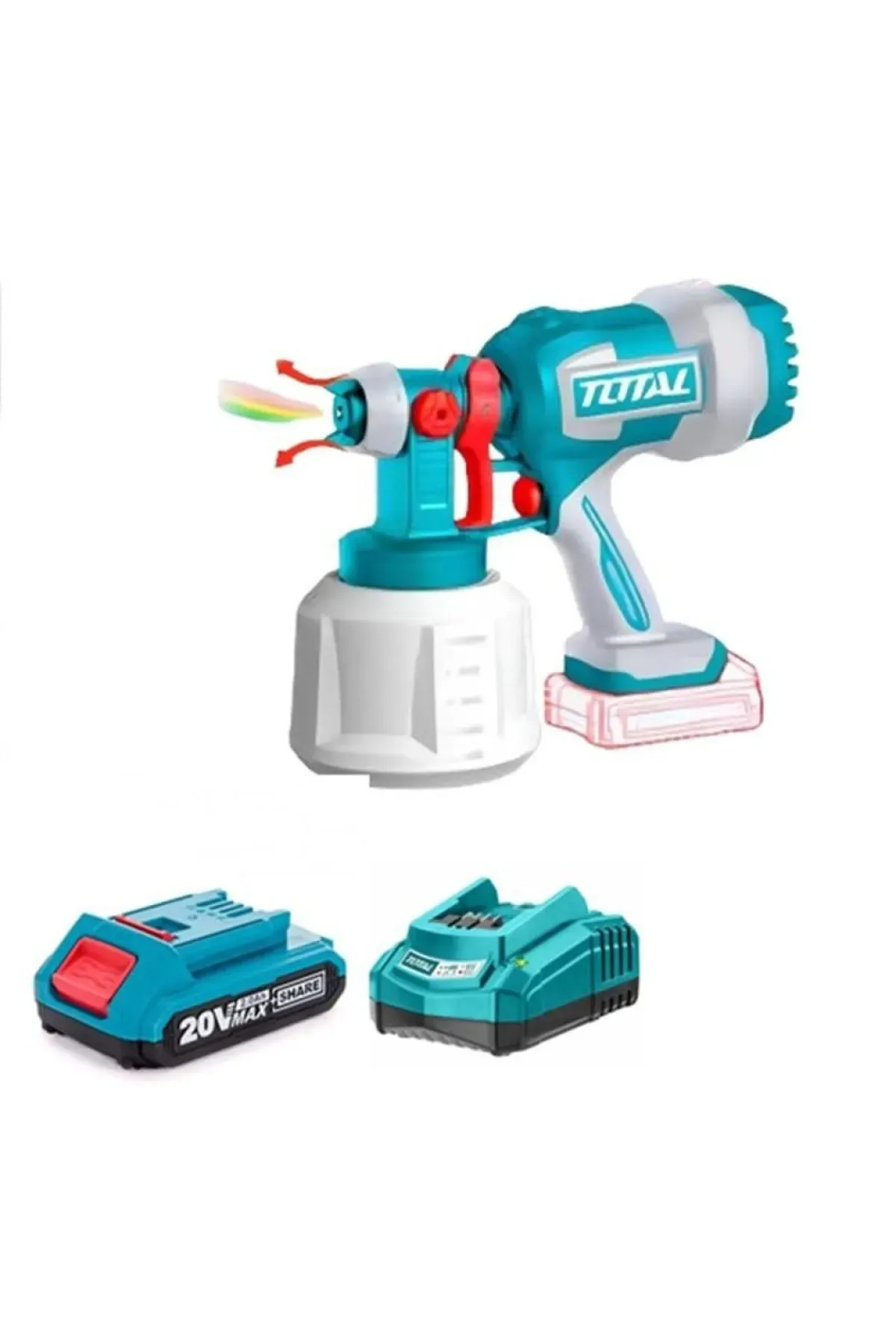 Total TSGLI20042E Akülü Boya Tabancası Li-on