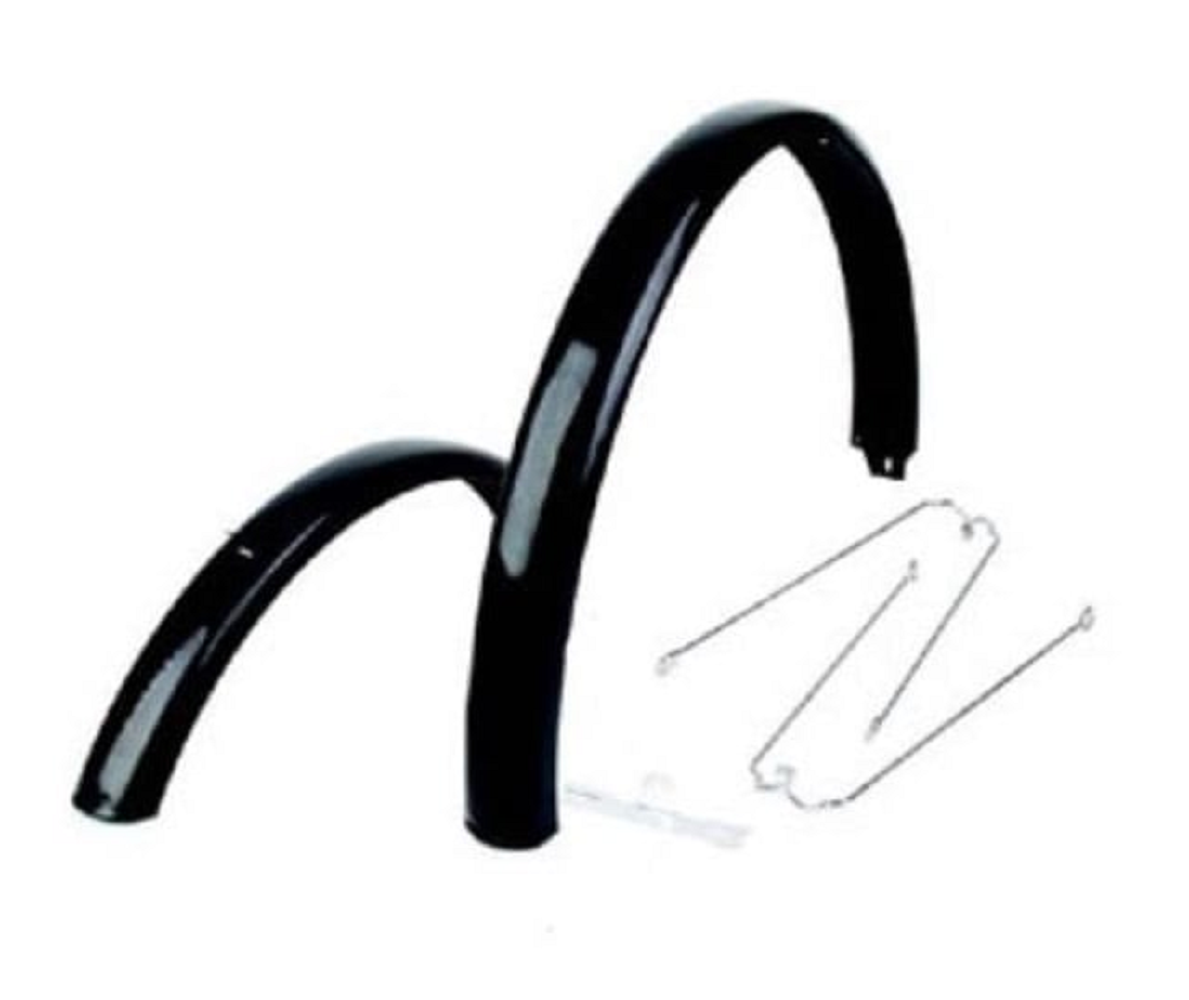 Bisiklet Çamurluk Takımı Sac Siyah Geniş Model 26j Yerli