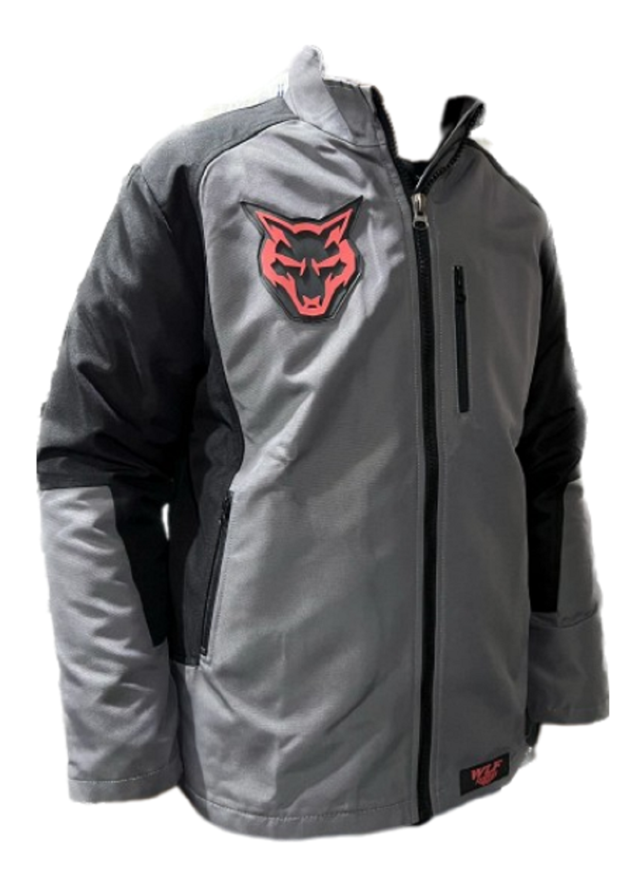 Motosiklet Mont Enduro Gri - Kırmızı Beden: XL WOLF RACİNG