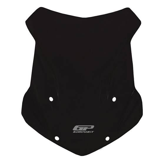BMW R 1200 GS / R 1250 GS 2013-2024 Uyumlu Ön Cam Siyah GP Kompozit