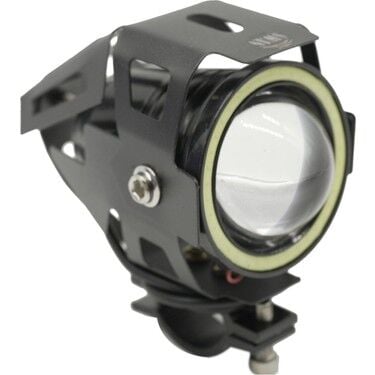 Motosiklet Sis Lambası Uzun-Kısa Çakarlı Siyah PRC