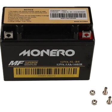 Akü 12V 6.5Ah CG Tipi Monero