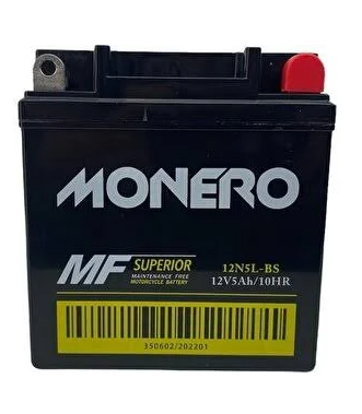 Motosiklet Akü 12V 5AH Cup Serisi Monero