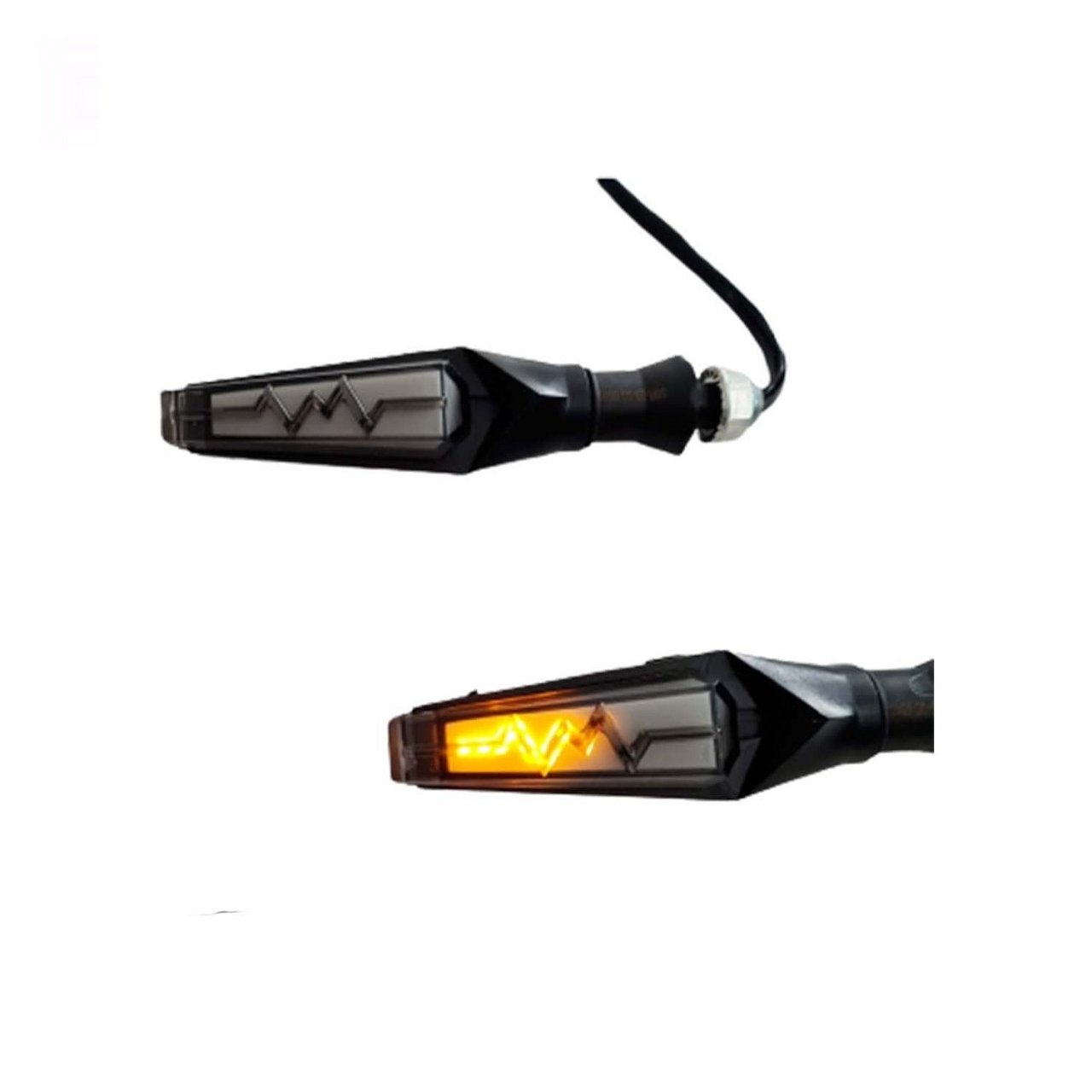 Motosiklet Sinyal Takımı Ledli Kayan Yıldırım 3 Fonksiyonlu Prc