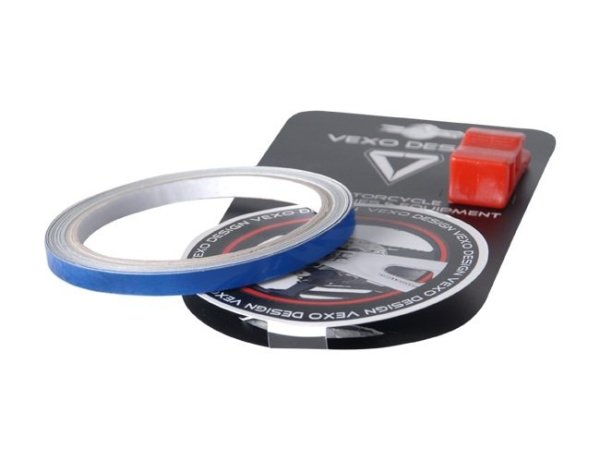 Motosiklet Jant Şeridi Mavi Toprock