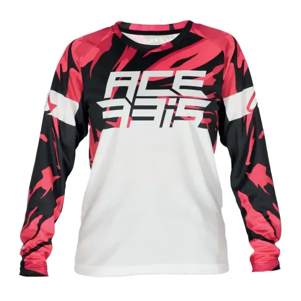 Acerbis MX J-KID Four Çocuk Jersey Beyaz Mor Beden: S