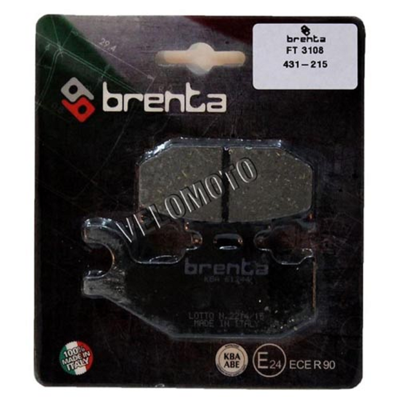 Motosiklet Fren Balata Disk Organik FT3108 Brenta