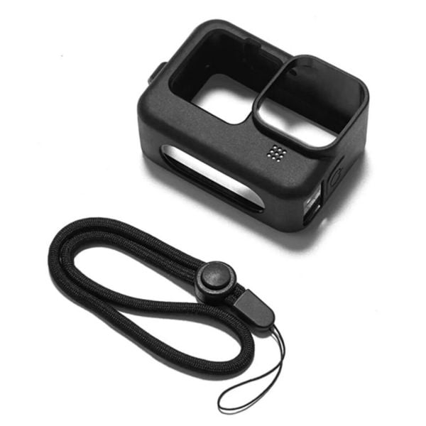 Gopro Hero 9-10-11-12 Black Uyumlu Silikon Kılıf + Taşıma Bilekliği KNMASTER