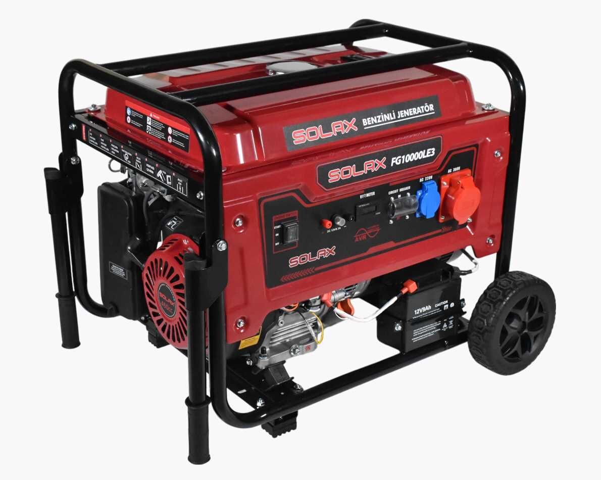 Solax FG10000LE3 Jeneratör Benzinli Marşlı Trifaze