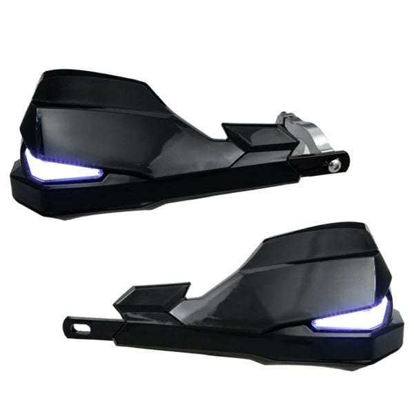 Motosiklet Gidon Bağlantılı Açılış Selamlamalı Kayar Sinyalli Ledli Elcik Koruma KNMASTER