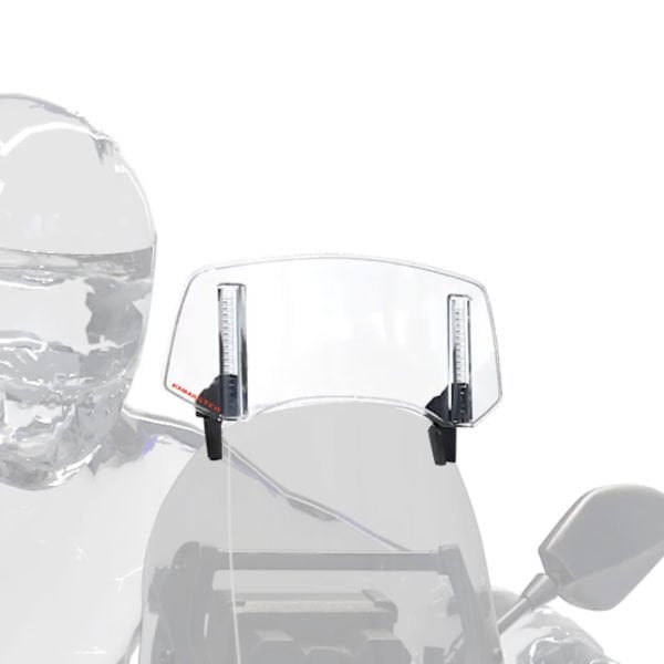Motosiklet RS-500A Yeni Nesil Kademeli Rüzgar Saptırıcı Şeffaf Ön Cam Uzatma KNMASTER