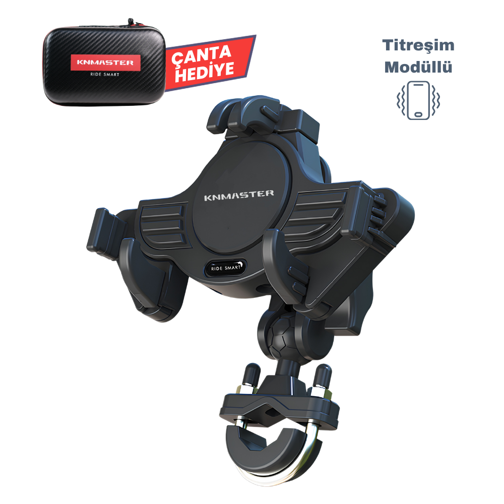 Motosiklet TT-840 Telefon Tutucu Titreşim Engelleyicili KNMASTER