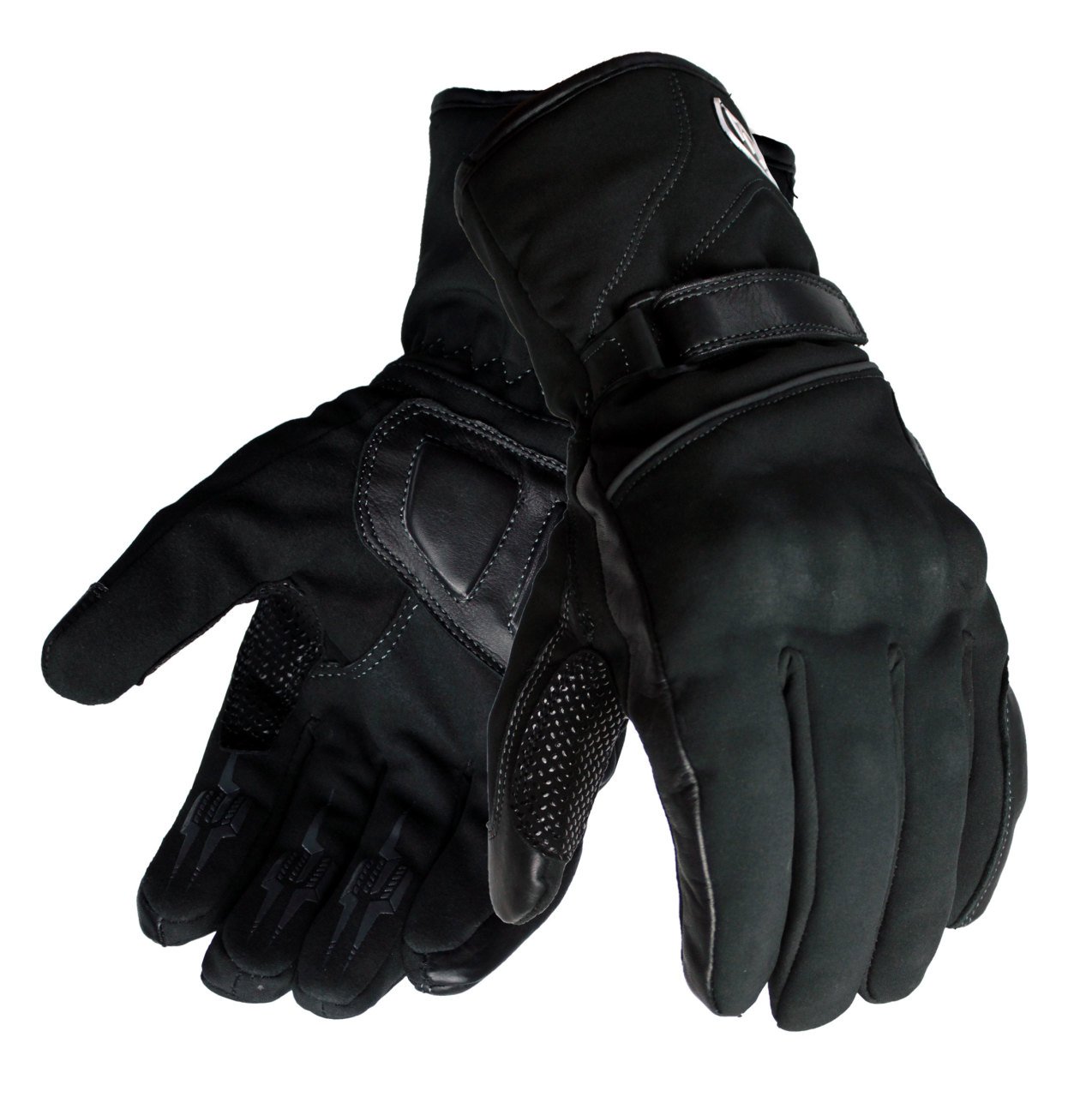 Motosiklet Eldiven Kışlık 3 Kat Deri Siyah Beden:s 3m