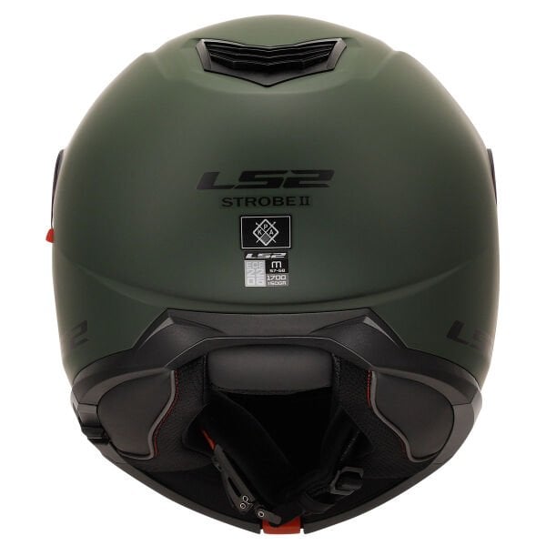 LS2 Strobe 2 Kask Mat Yeşil Beden : XL