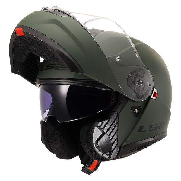 LS2 Strobe 2 Kask Mat Yeşil Beden : XL