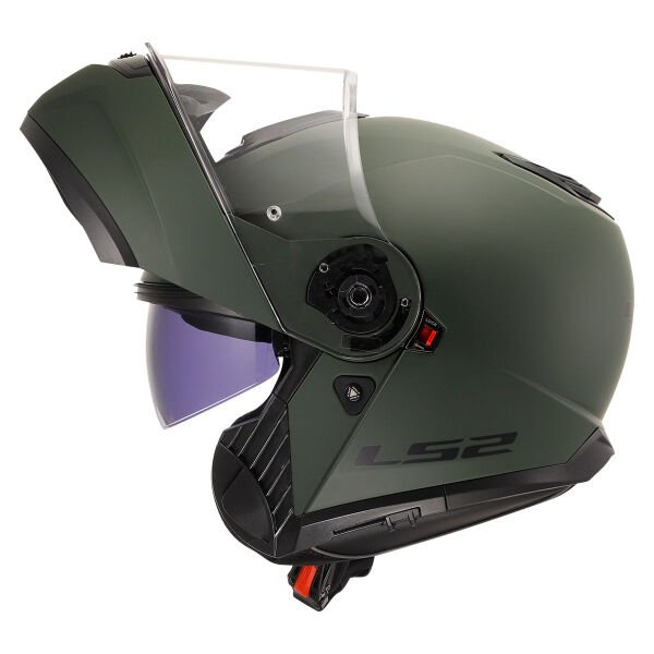 LS2 Strobe 2 Kask Mat Yeşil Beden : XL