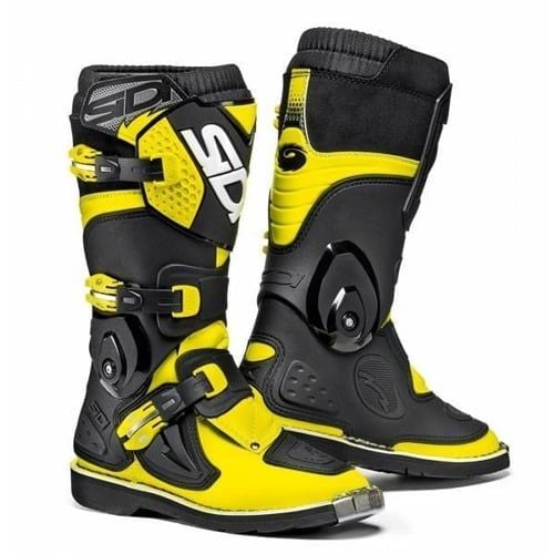Sidi Flame Çocuk Enduro Bot Siyah Sarı Beden: 35