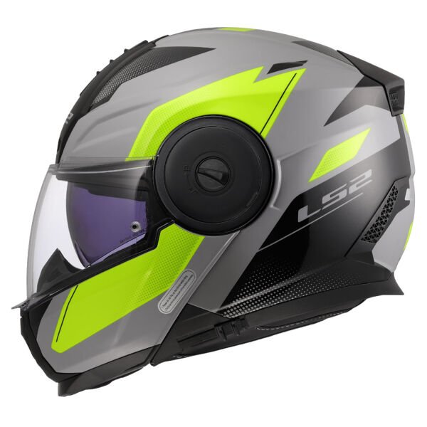 LS2 Scope 2 Duria Kask Gri-Neon Sarı Beden: L