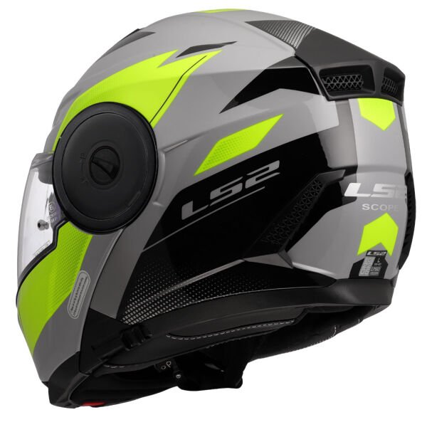 LS2 Scope 2 Duria Kask Gri-Neon Sarı Beden: XXL