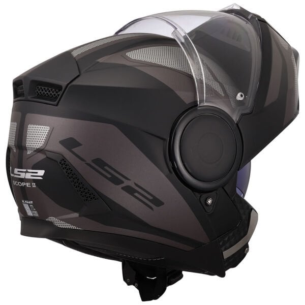 LS2 Scope 2 Axis Kask Mat Siyah-Titanyum Beden: L