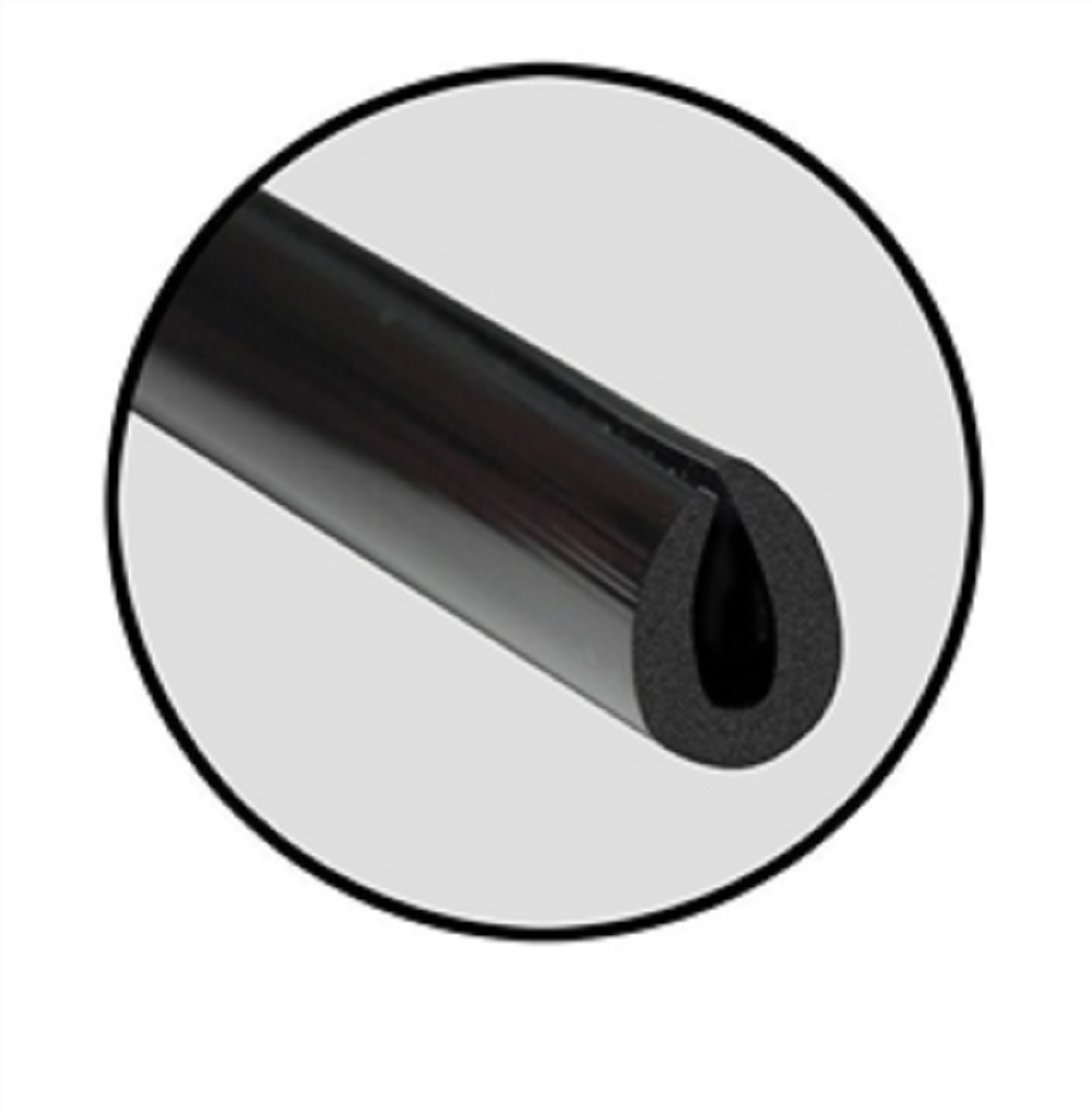 Şerit Çita Siyah Lastik İnce (60 Cm)