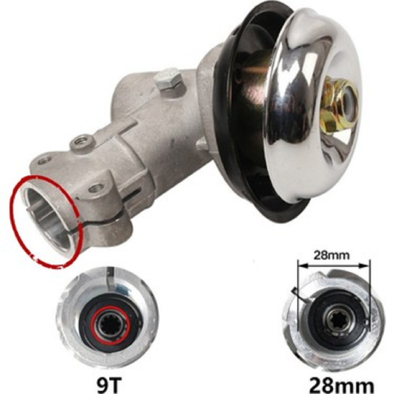 Tırpan Dişli Grubu 28mm 9 Diş Prc