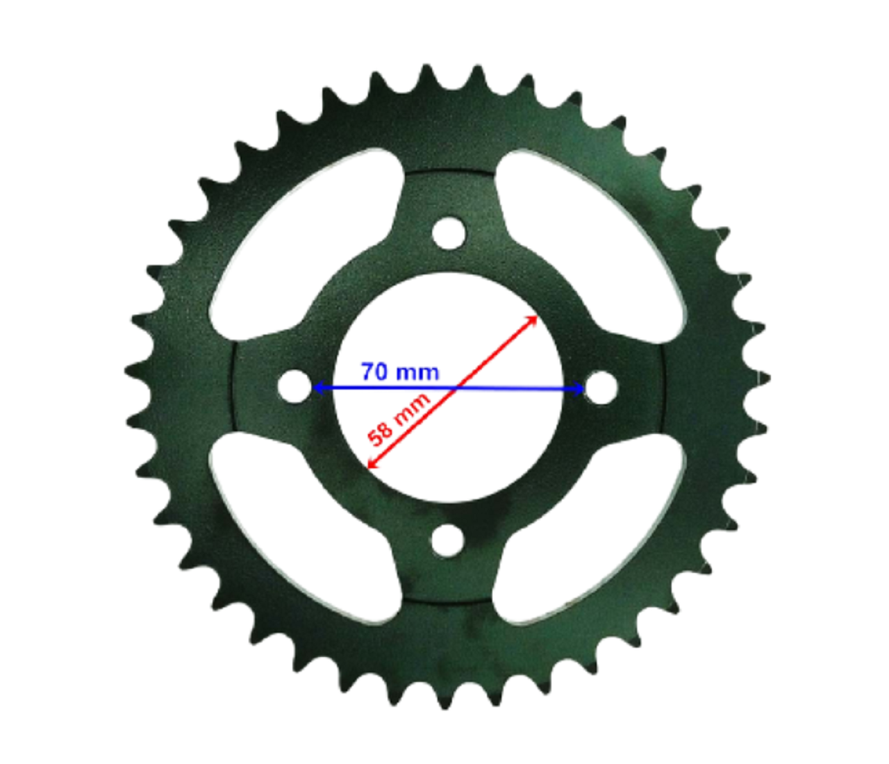 Mondial Z-one 150-180 Arka Dişli İç:58 Mm 4 Delik 428-39t Ind Prc