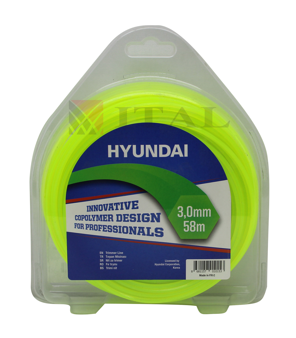 Tırpan Misina 3.0mm 58 Metre Altıgen Hyundai