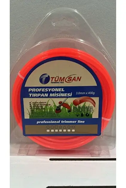 Tırpan Misina 3.0mm 400 gr Altıgen Turuncu Tümsan