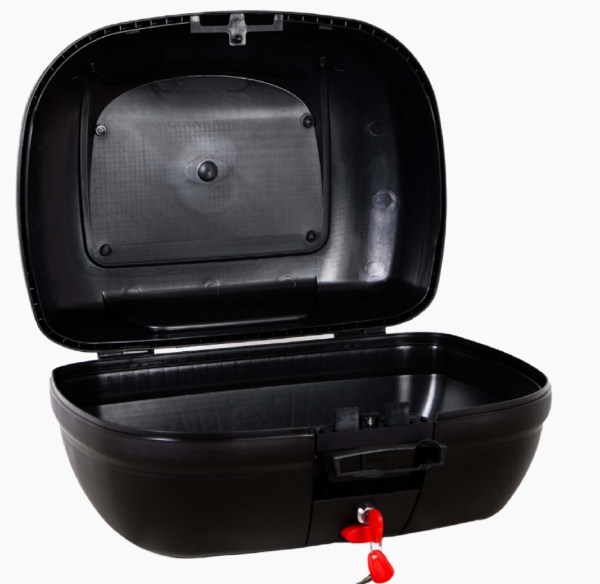 Motosiklet Arka Çanta 48 Litre Siyah Üst Bagajlı FİRSTBAG