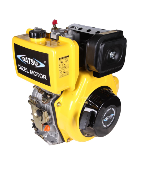 Datsu DDM 178F Dizel Motor Kısa Konik İpli 7 Hp