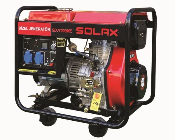 Solax SDJ7000ME Jeneratör Dizel Marşlı Monofaze