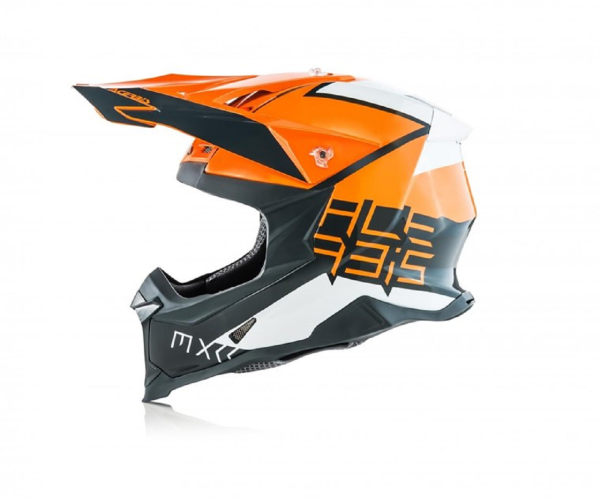 Motosiklet Kask X-RACER VTR Turuncu - Gri Beden: XL ACERBİS