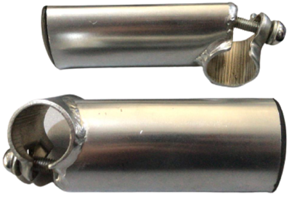 Bisiklet Bar End (boynuz) Kısa Gri Yerli