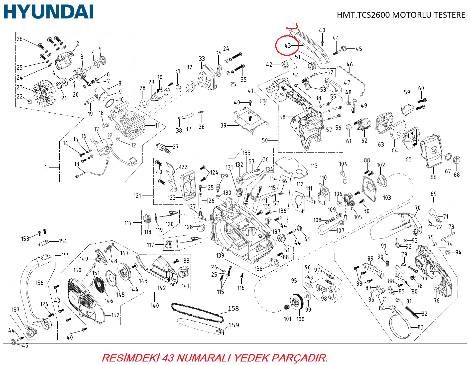 Simson Arka Dişli 420-31T Orjinal