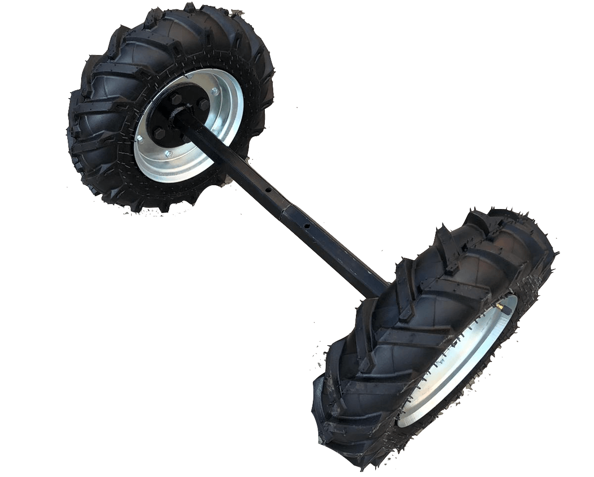 Çapa Makinesi Tekerlek Takımı 4.00-8 27mm Düz Kovanlı Yerli