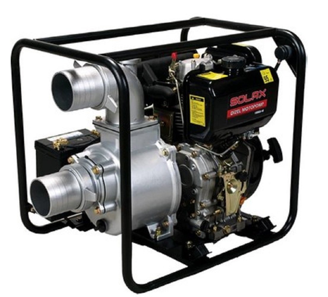 Solax Wp100-30 Dizel Su Motoru İpli 4 Parmak