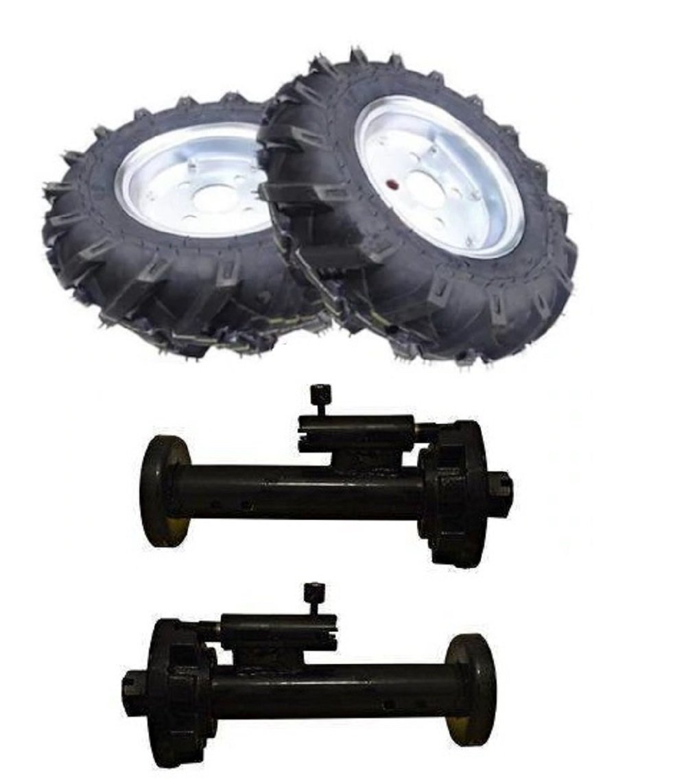 Çapa Makinesi Tekerlek Takımı 4.00-8 23mm Bilyalı Kovanlı Yerli