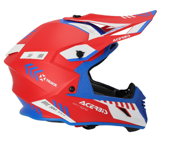 Motosiklet Kask X-TRACK MIPS 22-06 Kırmızı Beyaz Beden: L ACERBİS
