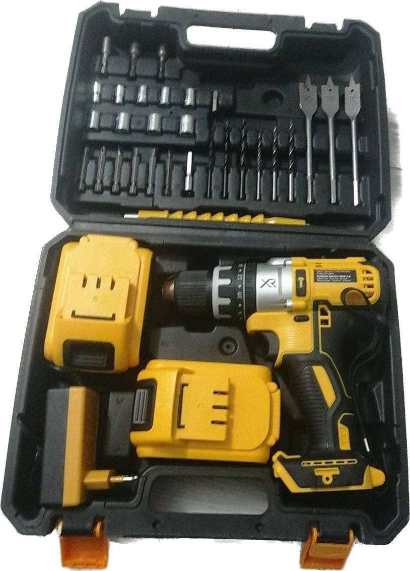 Rolwal Solo 14V 1.5AH Şarjlı Darbeli Matkap Çift Akülü 30 Parça Aksesuarlı