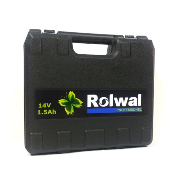 Rolwal 14V 1.5AH Şarjlı Darbeli Matkap Çift Akülü + Aksesuar
