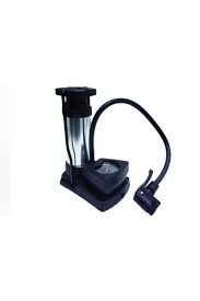 Bisiklet Pompa - Pedal Tip Aluminyum Siyah Çift Valf LC4524B