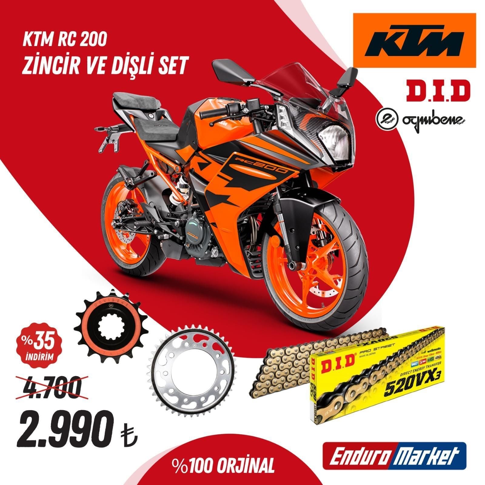 Mondial 125mh Yan Kapak Sol Beyaz Orjinal