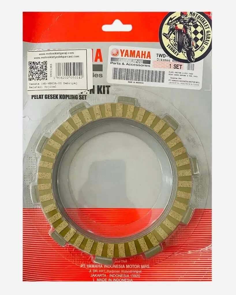 Yamaha R25 Debriyaj Balatası Takımı 1WDWE63A00 Orjinal