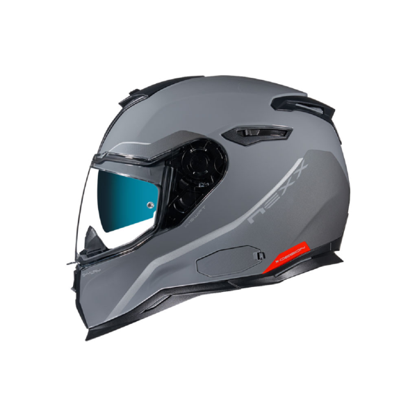 Motosiket Kask SX100 SKYWAY Gri - Kırmızı Beden:XL NEXX