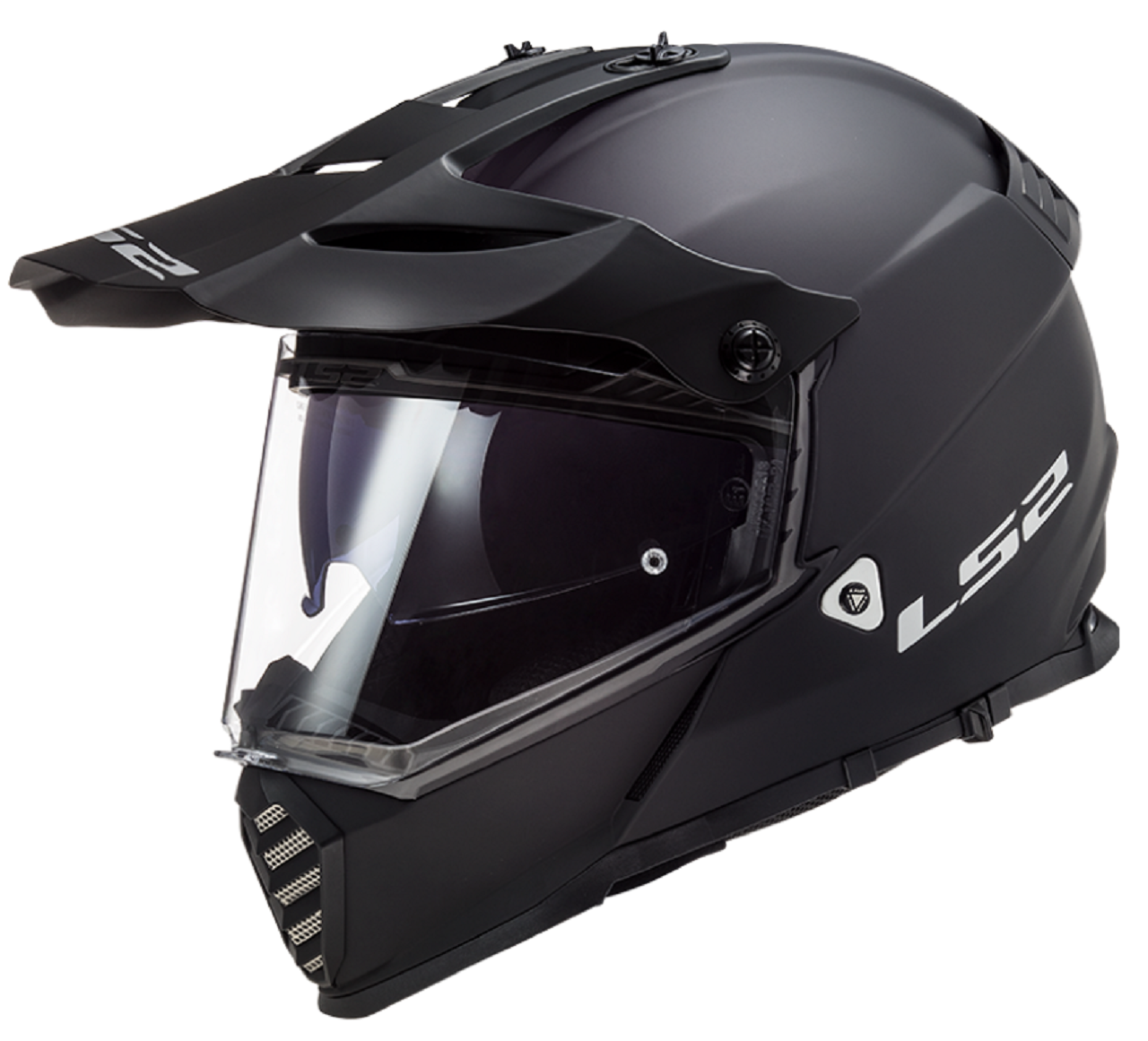 Motosiklet Kask Pioneer Evo Mat Siyah Beden: L LS2